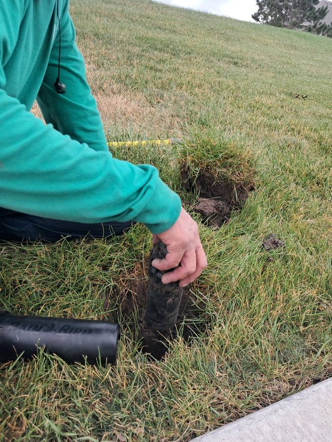 Sprinkler head installation
