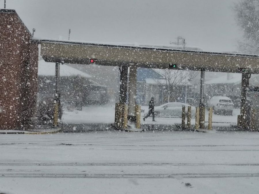 Out on call during a snowstorm