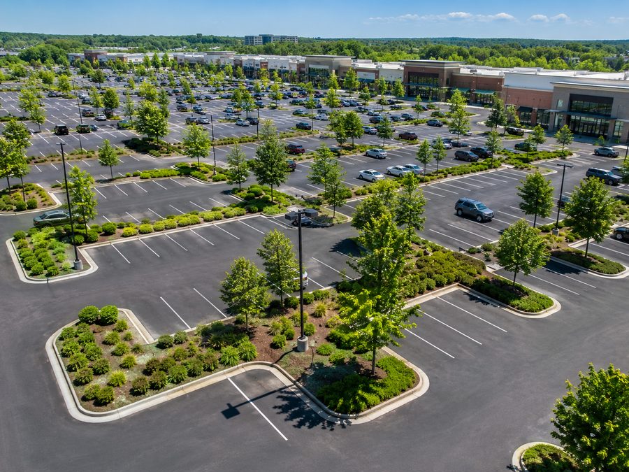 Parking lot landscaping